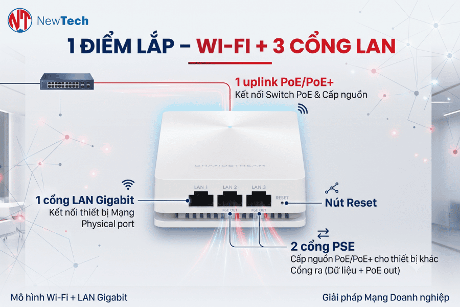 Grandstream GWN7624 - NewTech