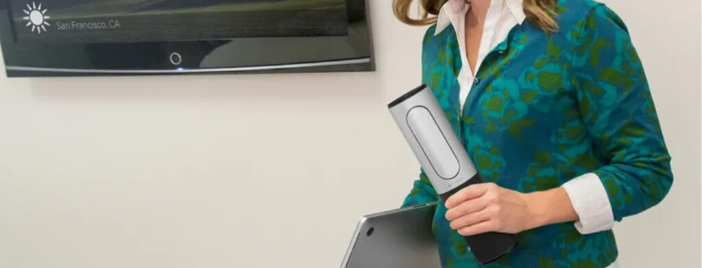 Logitech Connect thiết kế hình trụ, di động