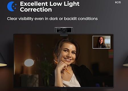 ROCWARE RC15 tích hợp công nghệ điều chỉnh ánh sáng yếu