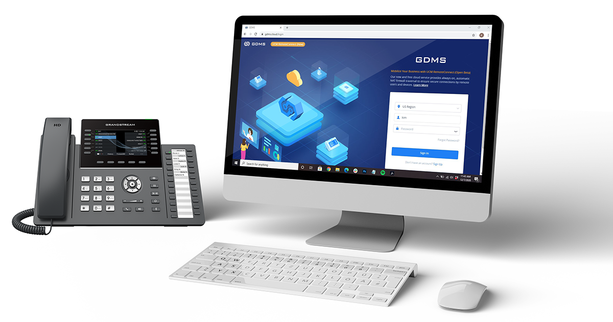 Điện thoại IP Grandstream được thiết kế nhỏ gọn, hiện đại