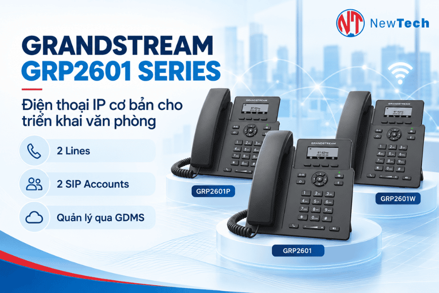 Grandstream GRP2601(P/W) Series - NewTech