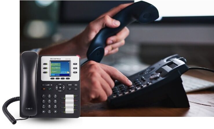 Điện thoại Grandstream cao cấp GXP2130 cho phép gọi nhanh với các phím tùy chỉnh