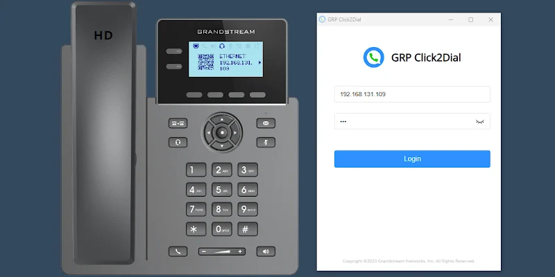 Hướng Dẫn Cấu Hình Điện Thoại IP Grandstream GRP2601P