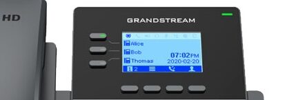 Điện thoại IP GRP2634 trang bị giao diện thân thiện, màn hình LCD