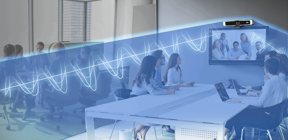 Camera Aver VB130 cung cấp chất lượng âm thanh mạnh mẽ