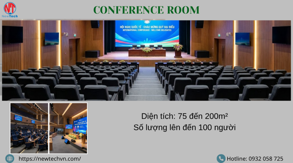 Newtech địa điểm cho thuê thiết bị họp trực tuyến uy tín, chính hãng